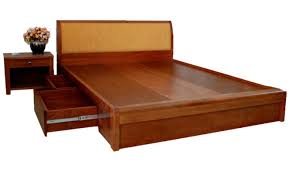 Mẫu giường gỗ 4 - Xưởng Sản Xuất Đồ Gỗ Đông Nam